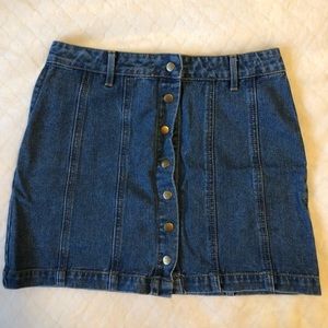 Forever 21 button up skirt